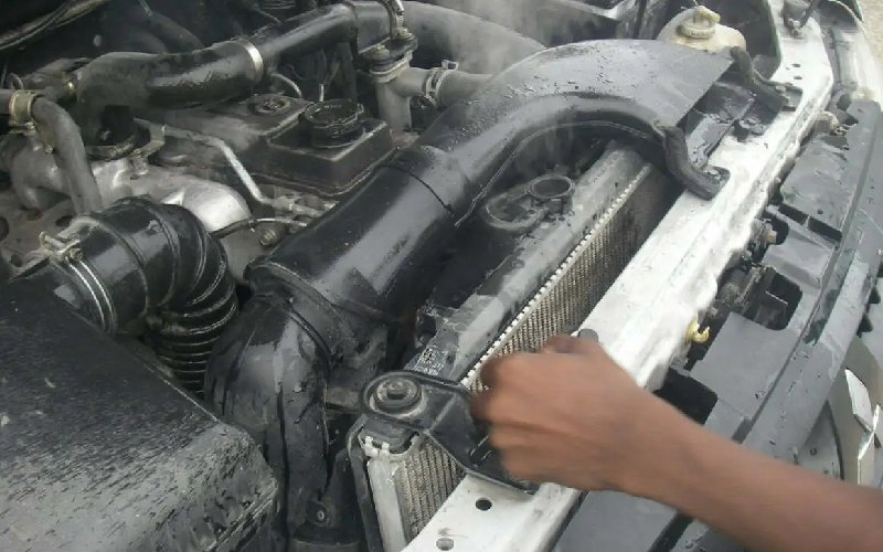 گرفتگی رادیاتور به دلیل رسوبات